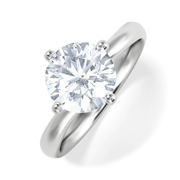 2 Carat Diamond Engagement Ring Lily Lab F/VS1 Platinum IGI Certified